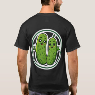 T-shirt avec couple de cornichons mignons et drôle