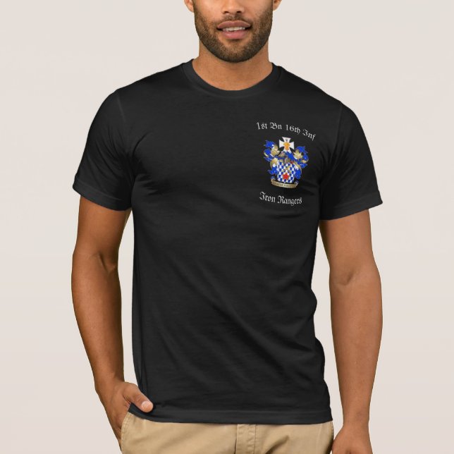 T-shirt avec crête militaire (Devant)