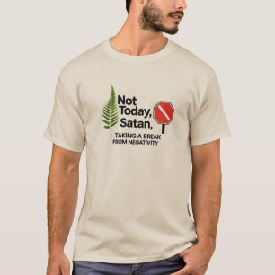 T-shirt avec déclaration anti-négativité