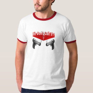 T-shirt avec des armes à feu