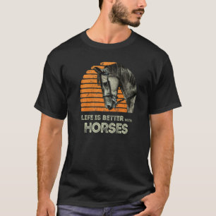 T-shirt Avec des chevaux Équitation 1