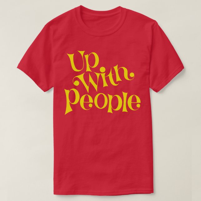 T-shirt Avec Des Gens Jaunes (Design devant)