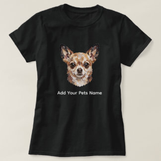 T-shirt avec design de chiot chihuahua mignon