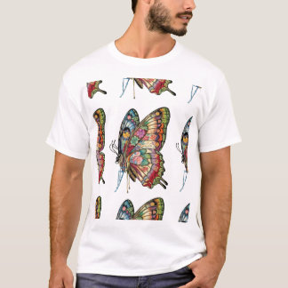 T-shirt avec design papillon et élégance en ap