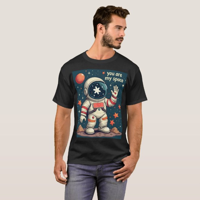 T-shirt avec design pour la Saint-Valentin (Devant entier)