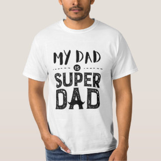 T-shirt avec design super papa