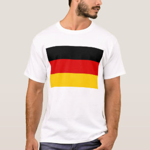 T-shirt avec drapeau de l'Allemagne