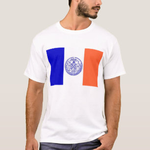 T-shirt avec drapeau de New York City USA