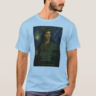 T-shirt avec Druide et poème de Xoe Celticwell