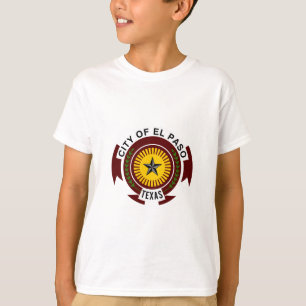T-shirt avec emblème de la ville d'El Paso, Texas