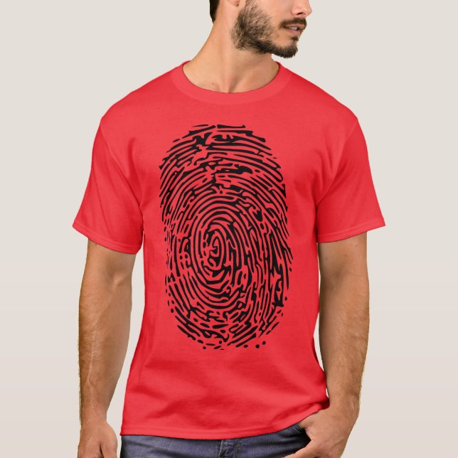 T-shirt avec empreintes digitales (Devant)