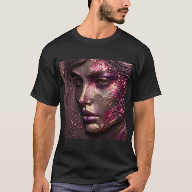 T-shirt Avec Expression Art -44 (Devant)