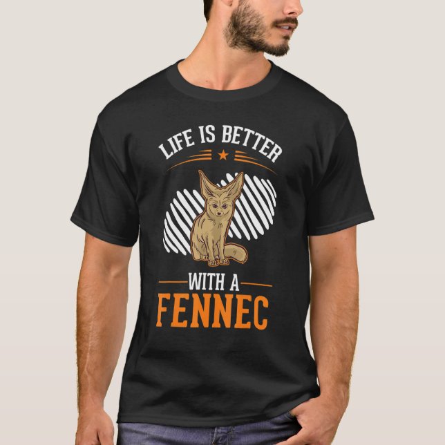 T-shirt avec Fennec Desert Fox Fennec (Devant)