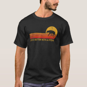 T-shirt Avec Hyena Hyena Retro