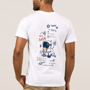 T-Shirt avec impression au dos d'un astronaute de 
