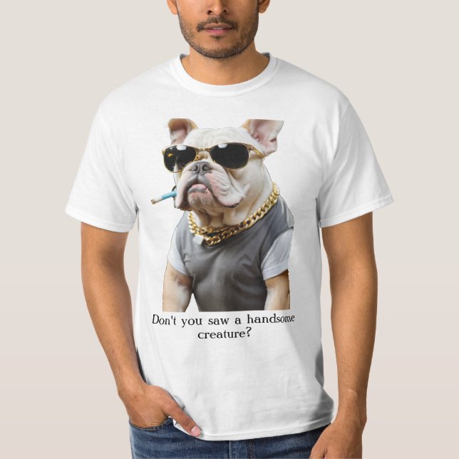 T-shirt avec imprimé amusant (Devant)