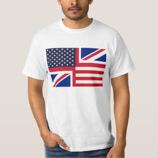 T-shirt avec la bannière étoilée et l'union Jack