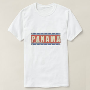 T-shirt avec la copie fraîche de drapeau du Panama