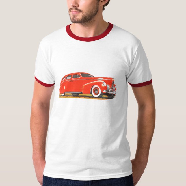 T-shirt avec la voiture classique.  Nash 1939 (Devant)