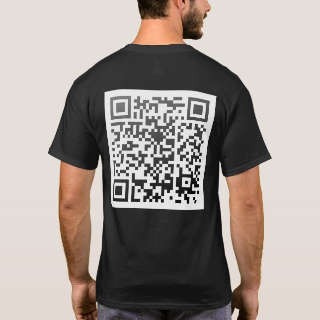 T-shirt avec le code de Qr (Dos)