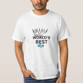 T-shirt avec le design de meilleur papa du monde