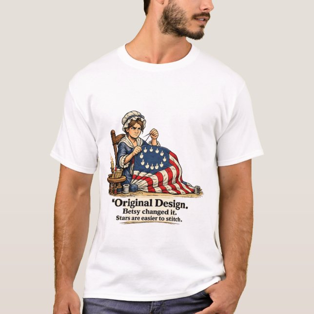 T-shirt avec le drapeau de Betsy Ross (Devant)