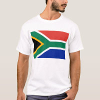 T-shirt avec le drapeau de l'Afrique du Sud
