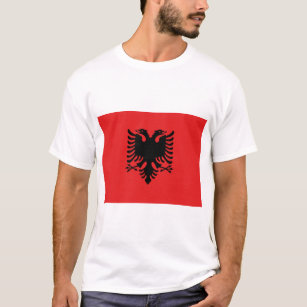 T-shirt avec le drapeau de l'Albanie
