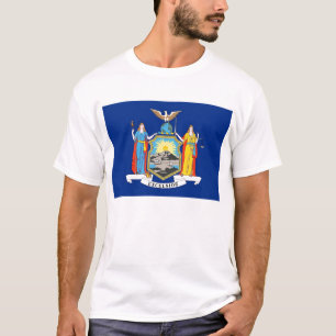 T-shirt avec le drapeau de l'état de New-York