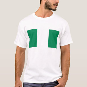 T-shirt avec le drapeau du Nigeria