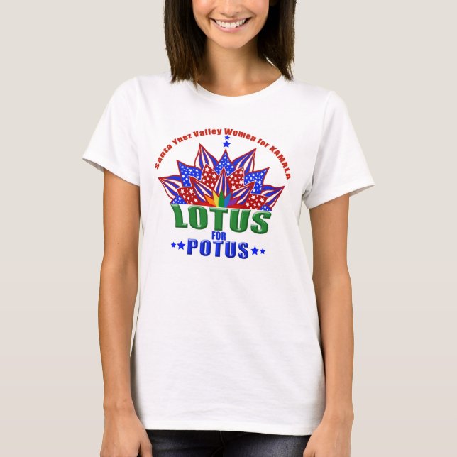 T-shirt avec le logo de SYV Lotus pour POTUS. (Devant)