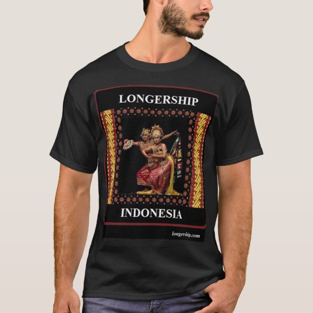T-shirt avec le motif indonésien (Devant)