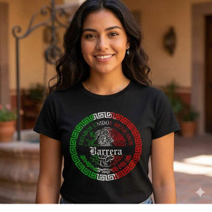 T-shirt avec le nom de famille Barrera