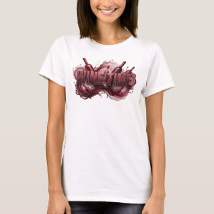T-shirt avec le slogan Crisp Red WINE TIME