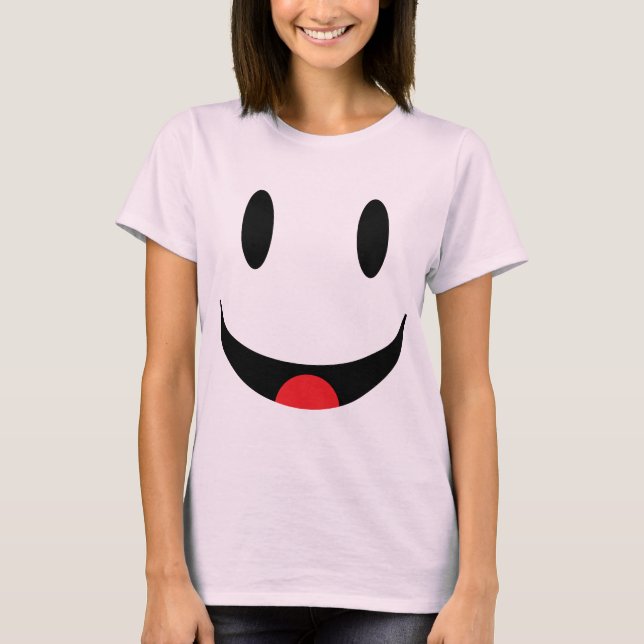 T-shirt Avec le visage de langue (Devant)