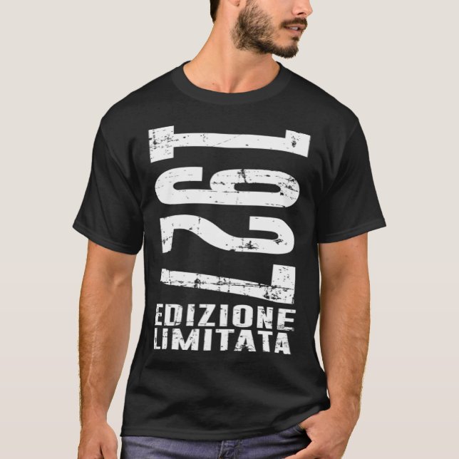 T-shirt avec les années numéro 1927 (Devant)