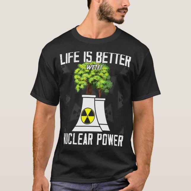 T-shirt avec les ingénieurs nucléaires (Devant)