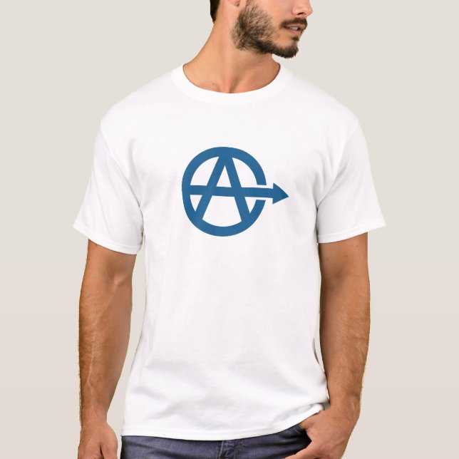 T-shirt avec l'icône d'un billet d'activiste (Devant)