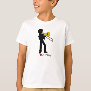 T-shirt avec l'illustration du tromboniste