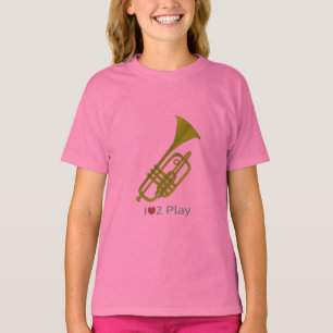 T-shirt avec l'illustration d'une trompette