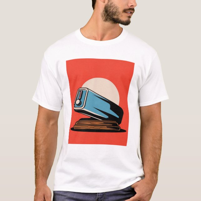T-shirt avec linge (Devant)