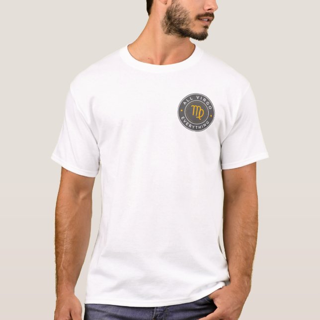 T-shirt avec logo All Virgo Everything (Devant)