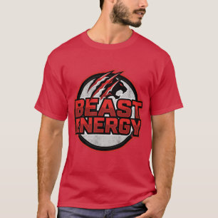 T-shirt avec logo de la salle de sport Beast Energ