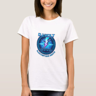 T-shirt avec logo DJ Lightning haute tension