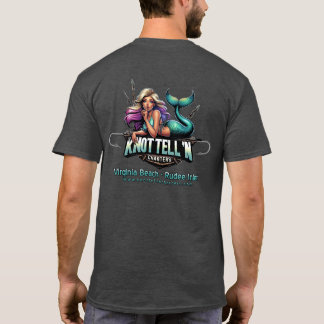 T-shirt avec logo Knot Tell'n Charters noir
