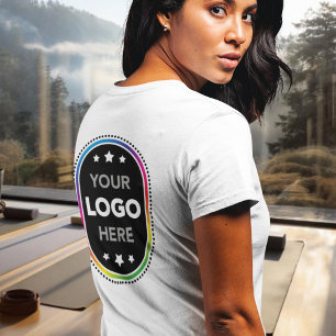 T-Shirt avec Logo pour les Entreprises Féminines -