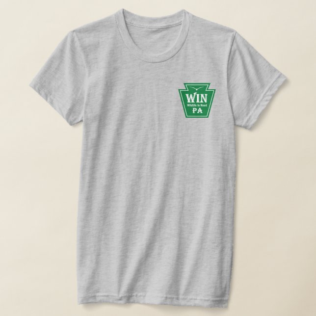 T-shirt avec logo WIN pour femmes (avec options de (Poser)