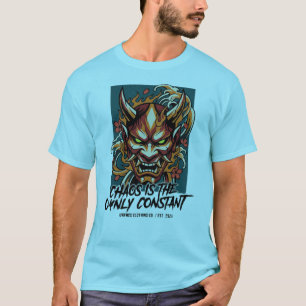 T-shirt avec masque Oni "Embrasser la tempête" – L