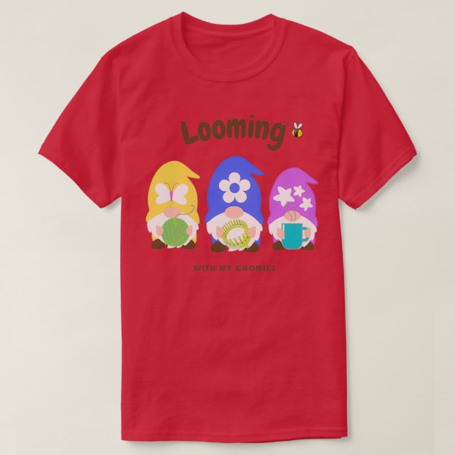 T-shirt Avec mes Gnomies (Design devant)