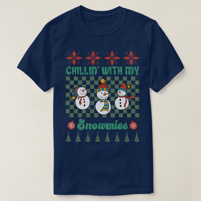 T-shirt Avec Mes neiges (Design devant)